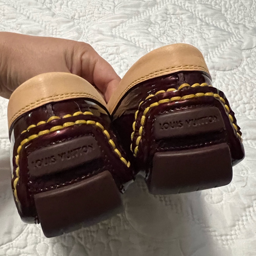 ♥️ Authentic Louis Vuitton Loafer patent shoes 37 - Picture 7 of 16